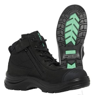 KING GEE K26490 WOMENS TRADIE 130MM SAFETY BOOTS - ZIP SIDE